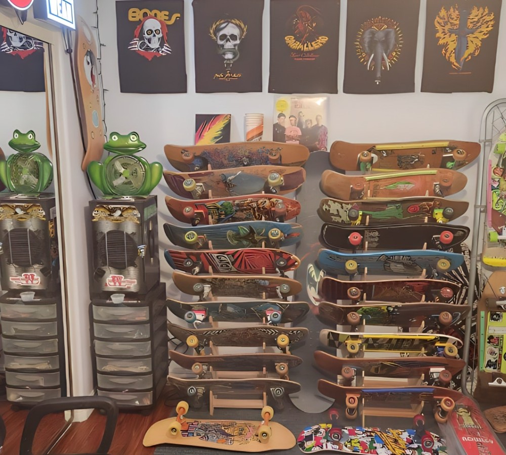 Doug Fraser skateboard collection