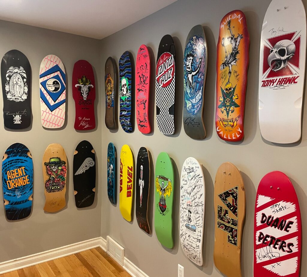 Adam Croft's Skateboard collection
