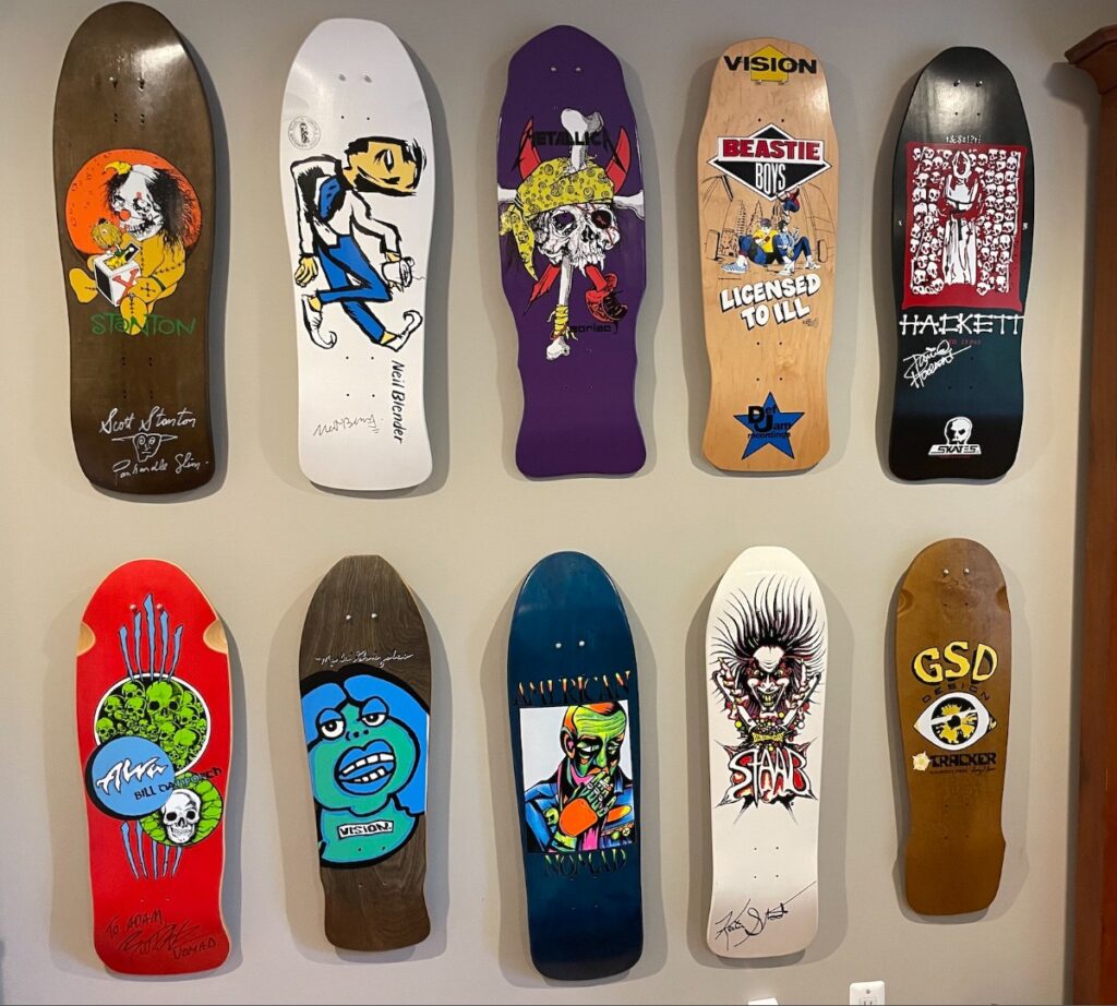 More  of Adam Croft's Skateboard Collection